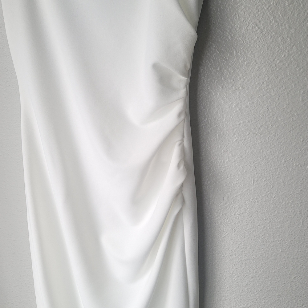 BHLDN White Sleeveless Sheath Midi Dress - Picture 7 of 14